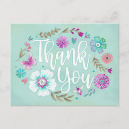 Bedankt Briefkaart