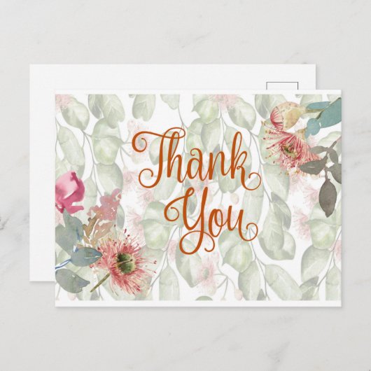 Bedankt Briefkaart (Voorkant / Achterkant)