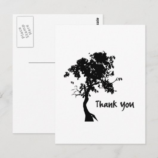 Bedankt Briefkaart (Voorkant / Achterkant)