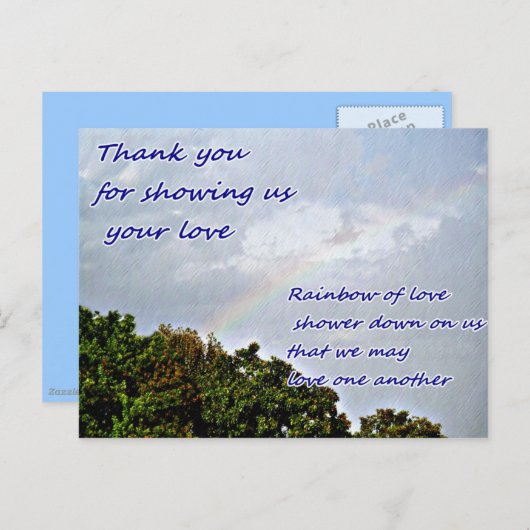 Bedankt_Briefkaart Briefkaart (Voorkant / Achterkant)