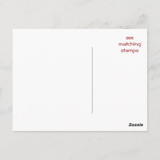 Bedankt Briefkaart in zwart - personaliseren (Achterkant)