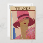 BEDANKT, Briefkaart van de veranderingstekst (Voorkant / Achterkant)