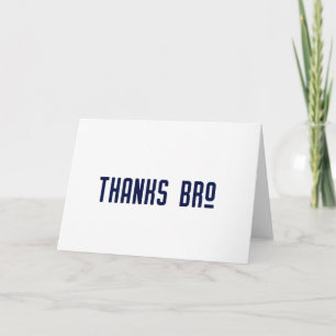 Bedankt Bro Groomsman Dank u kaart