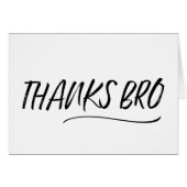 Bedankt Bro Wedding Hartelijk dank (Voorkant Horizontaal)