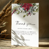 Bedankt Bruidsfeest Kaart