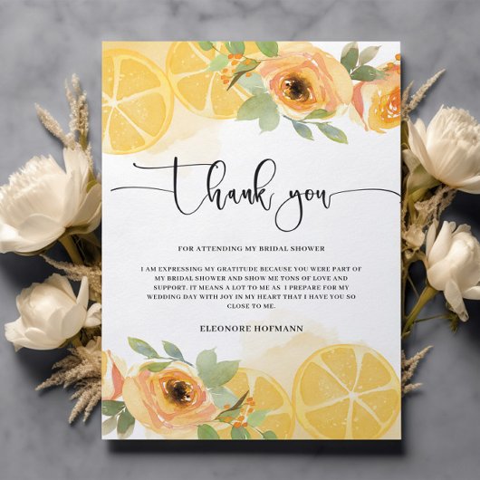 Bedankt Bruidsmeisje Cadeau Kaart