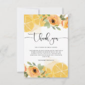 Bedankt Bruiloft Bridal Shower Kaart (Voorkant)