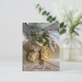 Bedankt bruiloft Briefkaart (Staand voorkant)