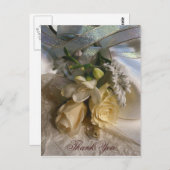 Bedankt bruiloft Briefkaart (Voorkant / Achterkant)