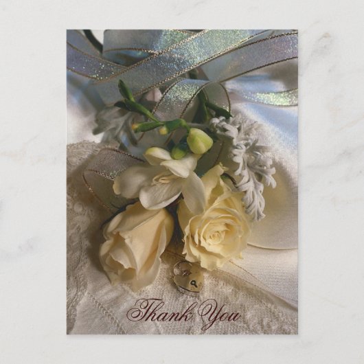 Bedankt bruiloft Briefkaart (Voorkant)