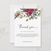 Bedankt Bruiloft Card (Voorkant)