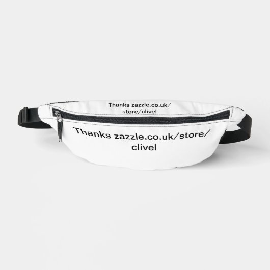 bedankt bumbag heuptasje (Voorkant)