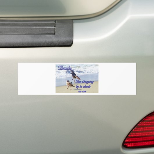Bedankt_ Bumpersticker (Op auto)