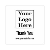 Bedankt Business Logo en website Sjabloon Rubberstempel (Afrduk)