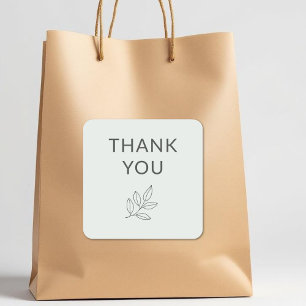 Bedankt Business Sage Green Botanical Label