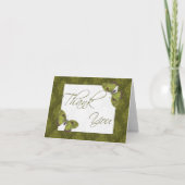 Bedankt Butterfly Brocade groen (Voorkant)