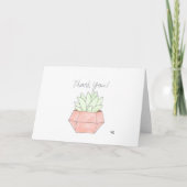 Bedankt Cactus 1 Kaart (Voorkant)