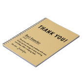 Bedankt Cadeau Beste collega gepersonaliseerd Noti Notitieboek (Linkerzijde)