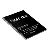 Bedankt Cadeau Beste collega gepersonaliseerd Noti Notitieboek (Rechterzijde)
