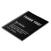 Bedankt Cadeau Beste collega gepersonaliseerd Noti Notitieboek (Linkerzijde)