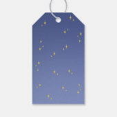 Bedankt Cadeau Label met schattige eenhoorn Cadeaulabel (Achterkant)