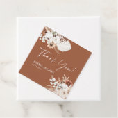 Bedankt Cadeau Labels Terracotta Boho (In situ)