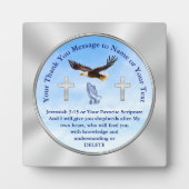 Bedankt Cadeau voor Pastor, Vrienden, Familie, Bij Fotoplaat (Voorkant)