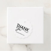 Bedankt, cadeaubonnen, Labels, zakelijke verpakkin Bedankjes Labels (In situ)