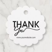 Bedankt, cadeaubonnen, Labels, zakelijke verpakkin Bedankjes Labels (Voorkant)