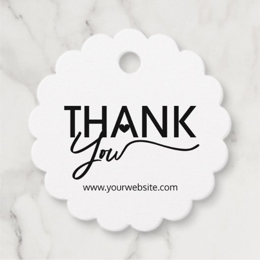 Bedankt, cadeaubonnen, Labels, zakelijke verpakkin Bedankjes Labels (Voorkant)