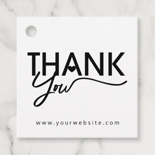 Bedankt, cadeaubonnen, Labels, zakelijke verpakkin Bedankjes Labels (Voorkant)