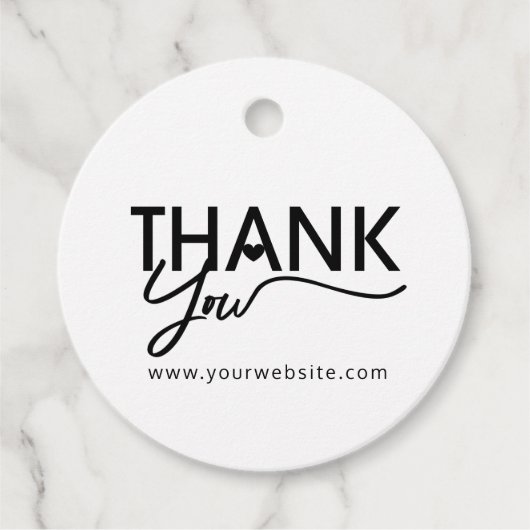 Bedankt, cadeaubonnen, Labels, zakelijke verpakkin Bedankjes Labels (Voorkant)