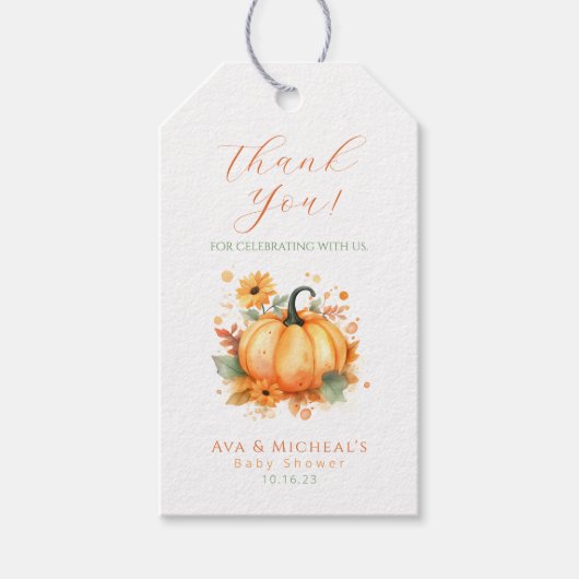 Bedankt Cadeaulabel (Voorkant)