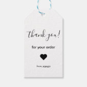 Bedankt Cadeaulabel (Voorkant)