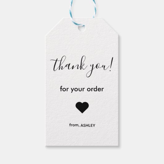 Bedankt Cadeaulabel (Voorkant)