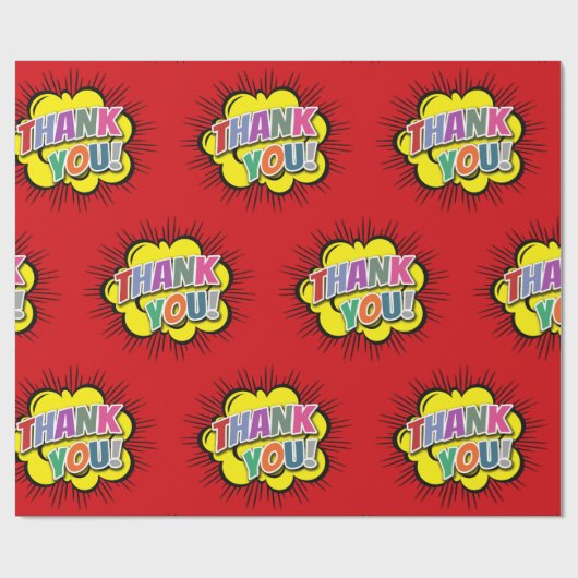 Bedankt Cadeaupapier (Vlak)