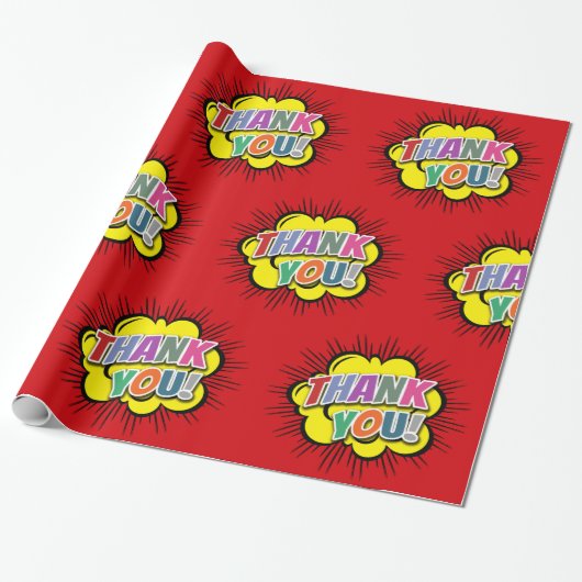 Bedankt Cadeaupapier (Uitgerold)