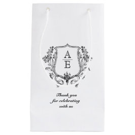 Bedankt Cadeautassen Custom Monogram Trouwtassen Klein Cadeauzakje
