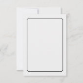 Bedankt Card-Black 5x3.5 Flat (Achterkant)