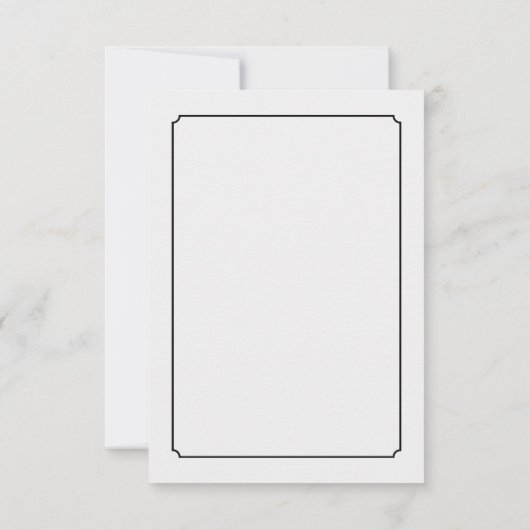 Bedankt Card-Black 5x3.5 Flat (Achterkant)