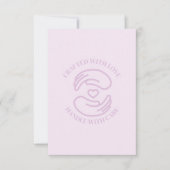 Bedankt Card Craft met liefde (Voorkant)