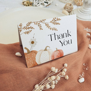 Bedankt Card Pumpkin Herfst Boho
