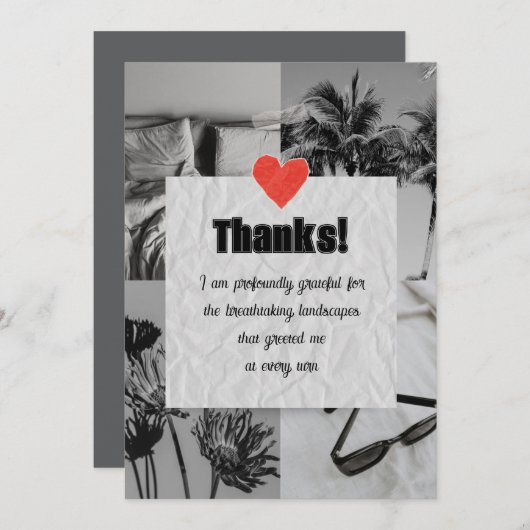 Bedankt Card – Small Business - (Voorkant / Achterkant)