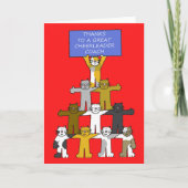 Bedankt Cartoon van de kaasmakerij (Voorkant)