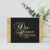 Bedankt Champagne Damask Kaarten (Staand voorkant)