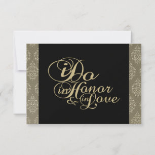 Bedankt Champagne Damask Kaarten