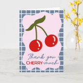 Bedankt Cherry veel Schattigee woordspeling Kaart (Gele Bloem)