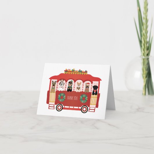Bedankt Christmas Dogs Holiday Trolly (Voorkant)