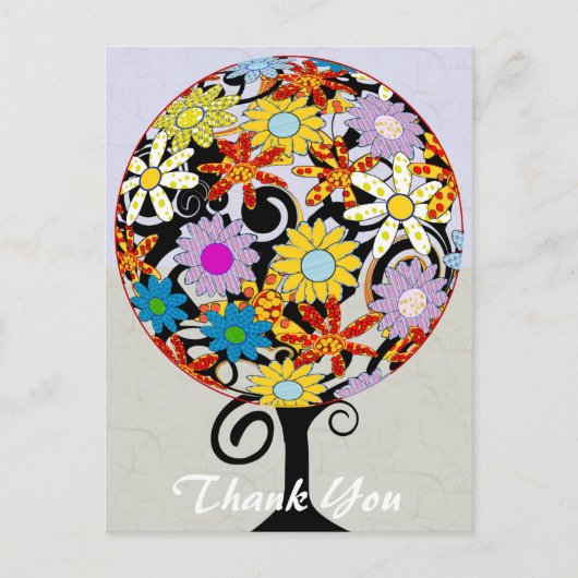 Bedankt Cirkel van Liefde Briefkaart (Voorkant)