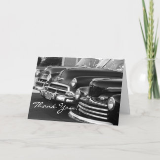 Bedankt Classic Cars wenskaart
